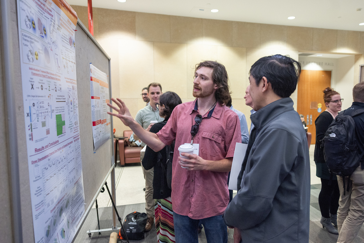 More Center for Precision Medicine members presenting their posters. 