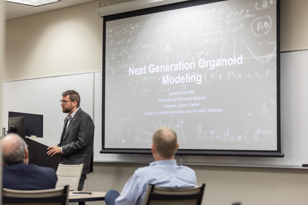 Dr. Kratz presenting