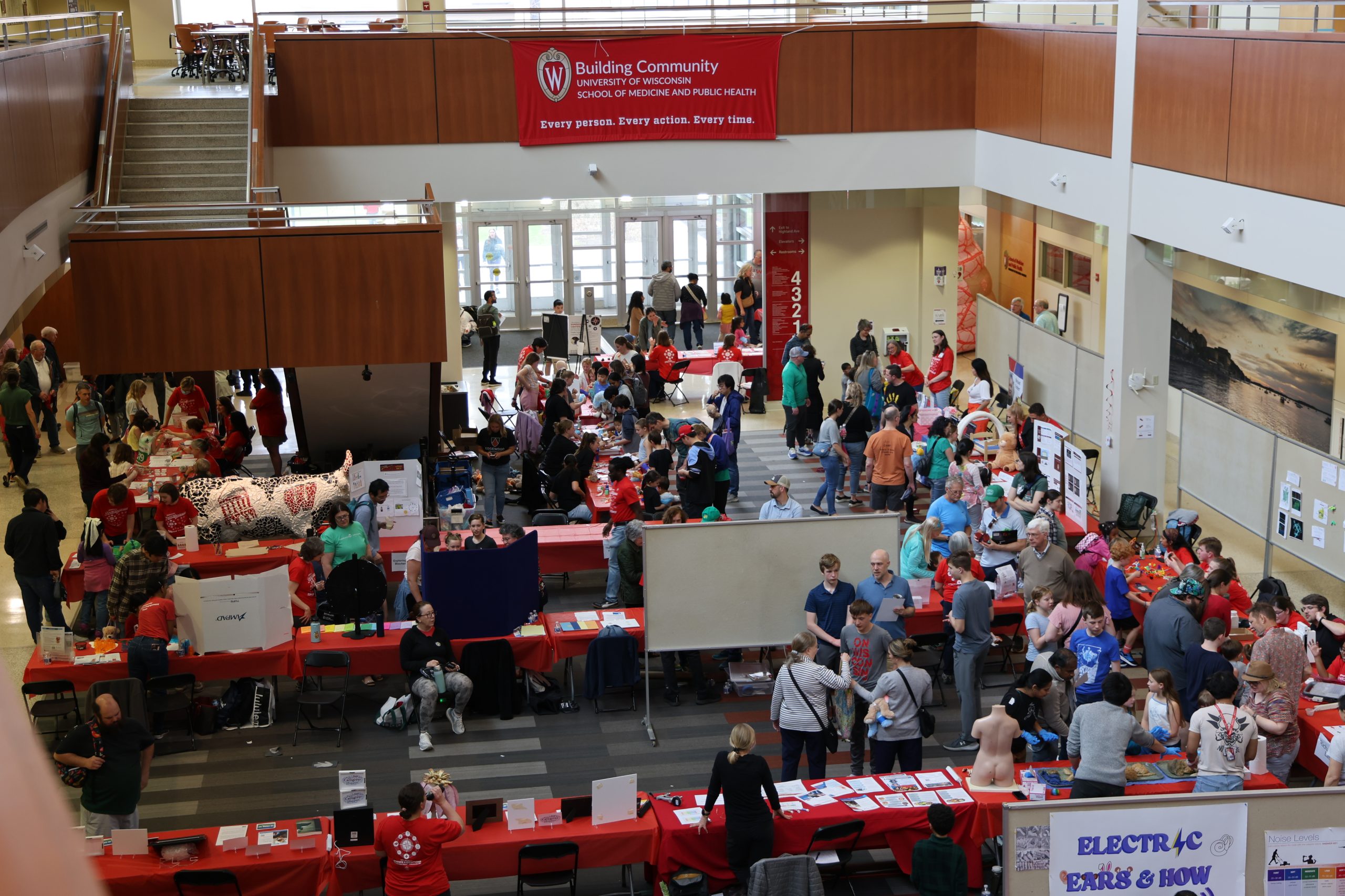 Tables hosted by SMPH members at UW Science Expeditions 2026.